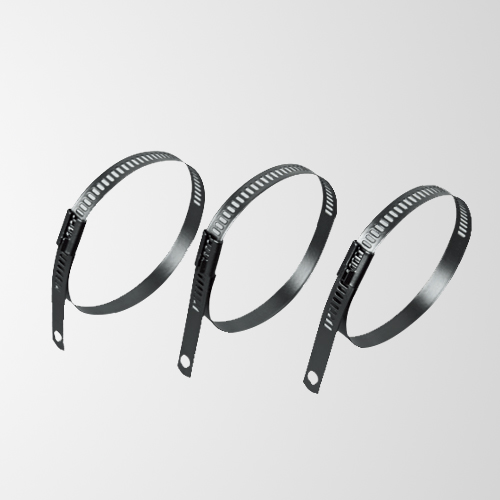 Multiple locking stepped spray stainless steel zip ties